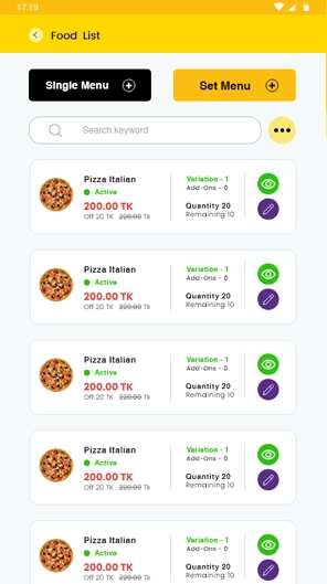 Choose Menu